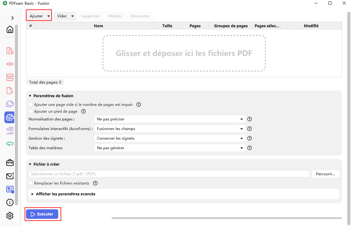 fusionner pdf PDFsam Basic 2