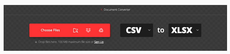 convert csv to excel