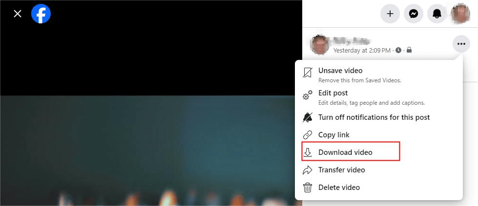 download your own live video from Facebook