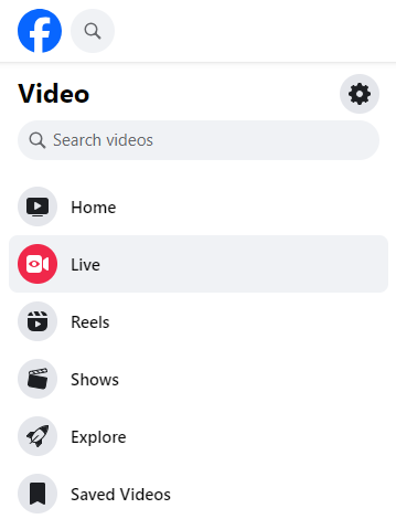 facebook live videos