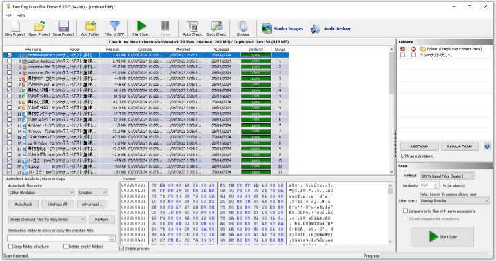 Fast Duplicate File Finder