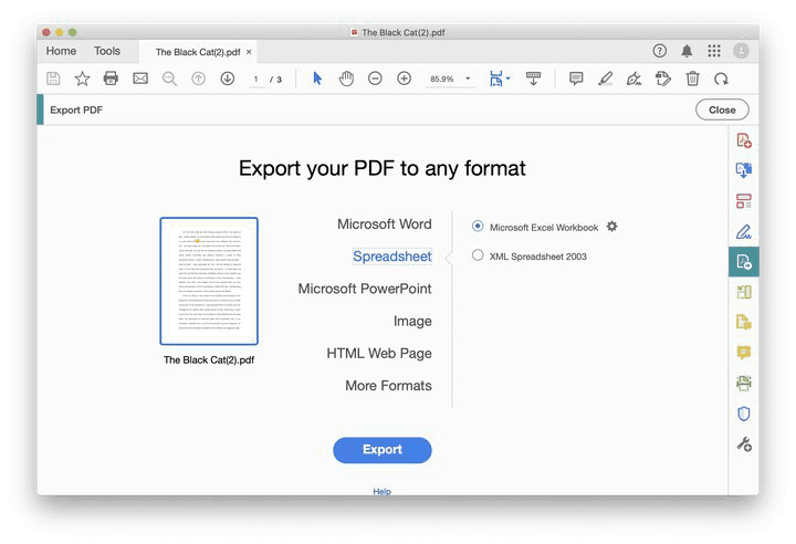 convertir pdf en excel   adobe 02