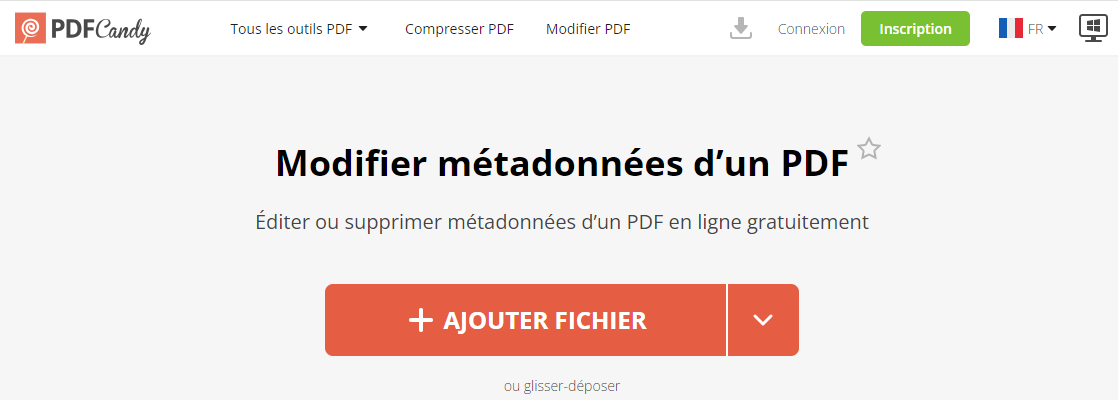 modifier métadonnées PDF candy02