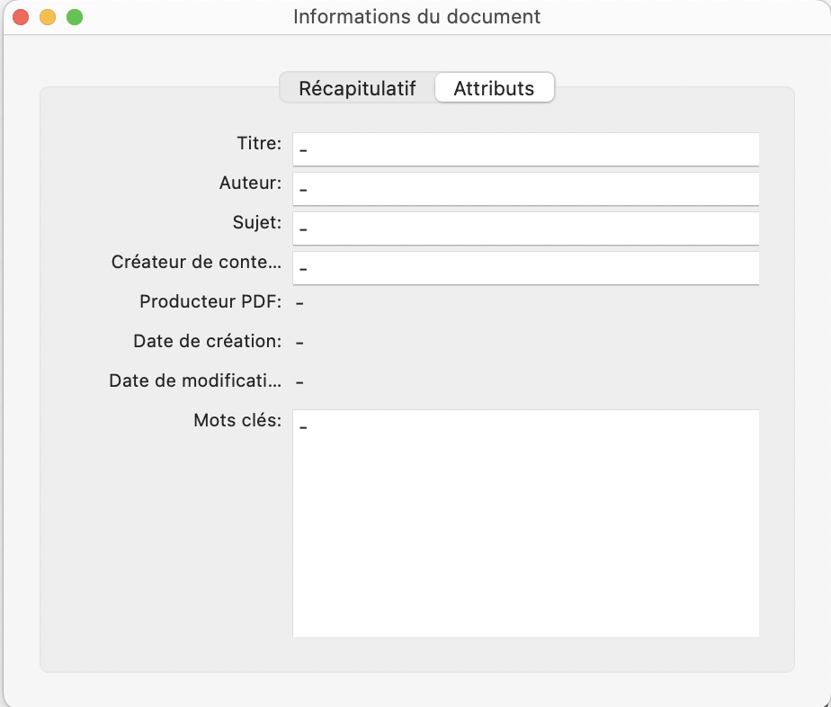 modifier métadonnées PDF Cisdem PDFMaster3