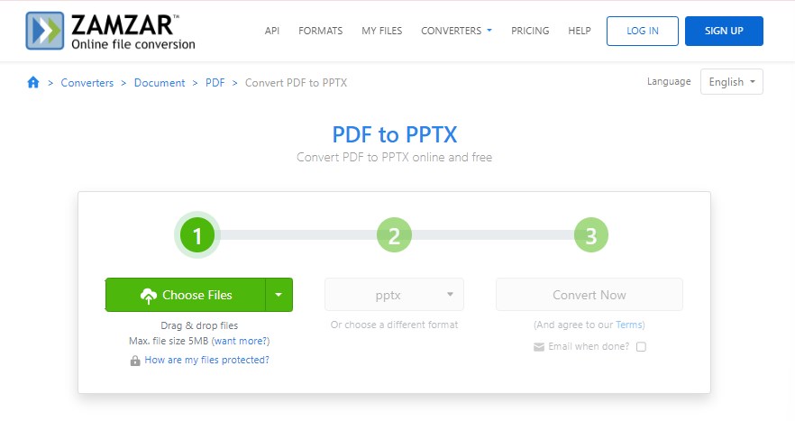pdf to ppt online