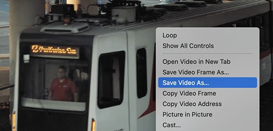 save video as in new tab