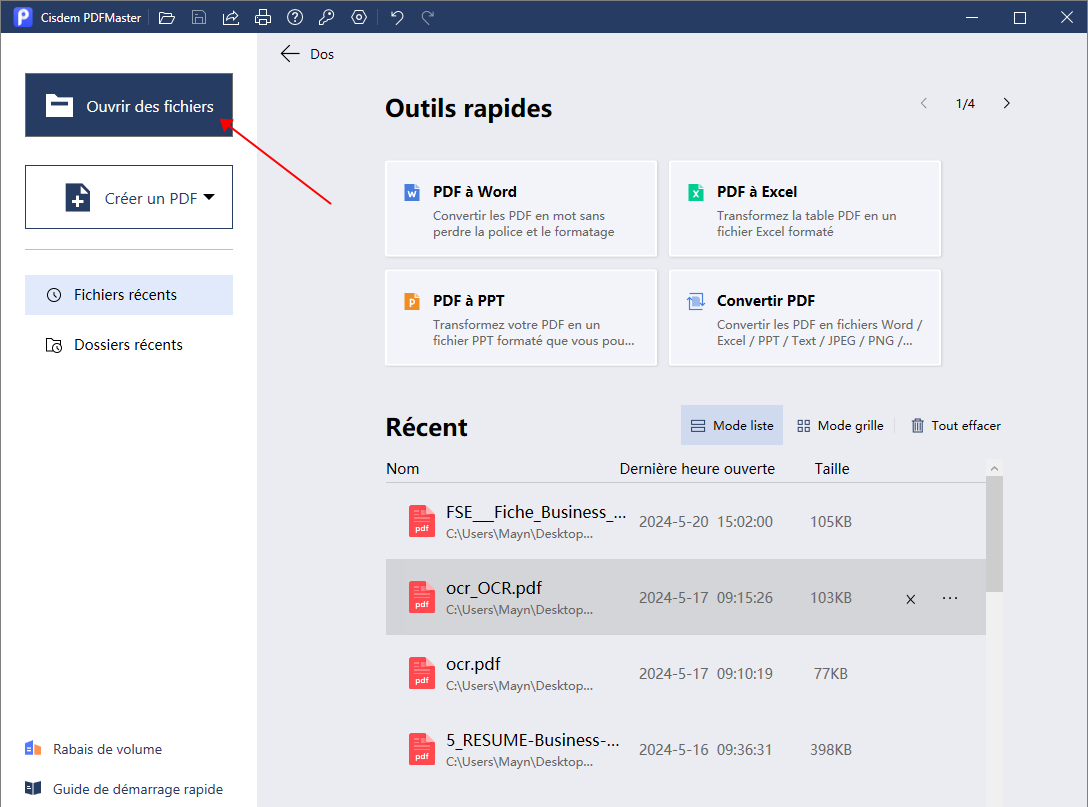 rechercher un mot dans un pdf avec logiciel cisdem 1