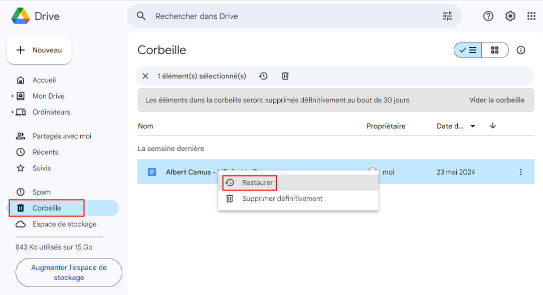 récupérer google docs supprimé récemment03
