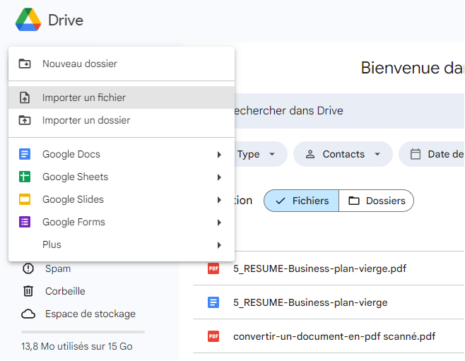 restaurer à partir de google backup02
