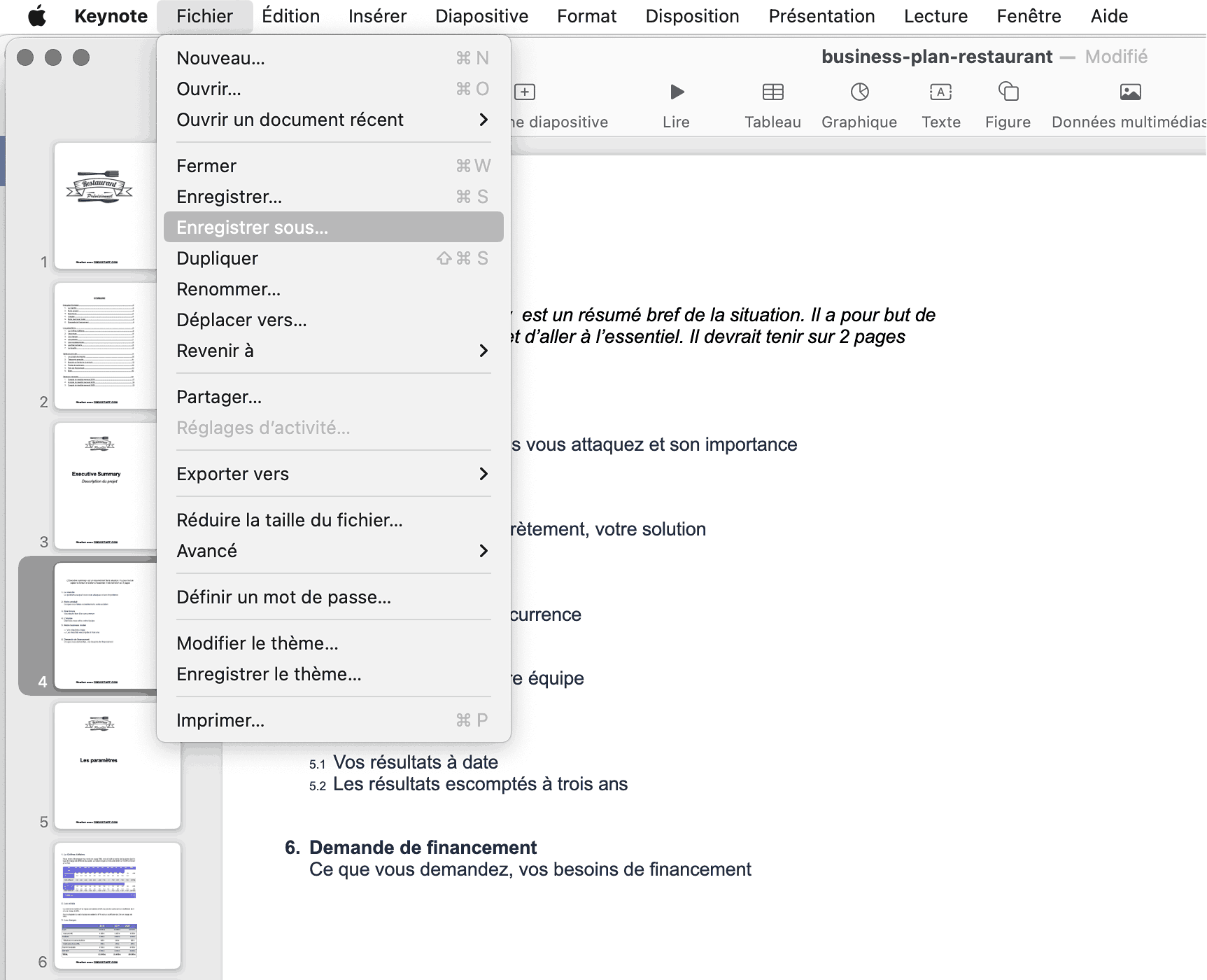 convertir pdf dans keynote 3