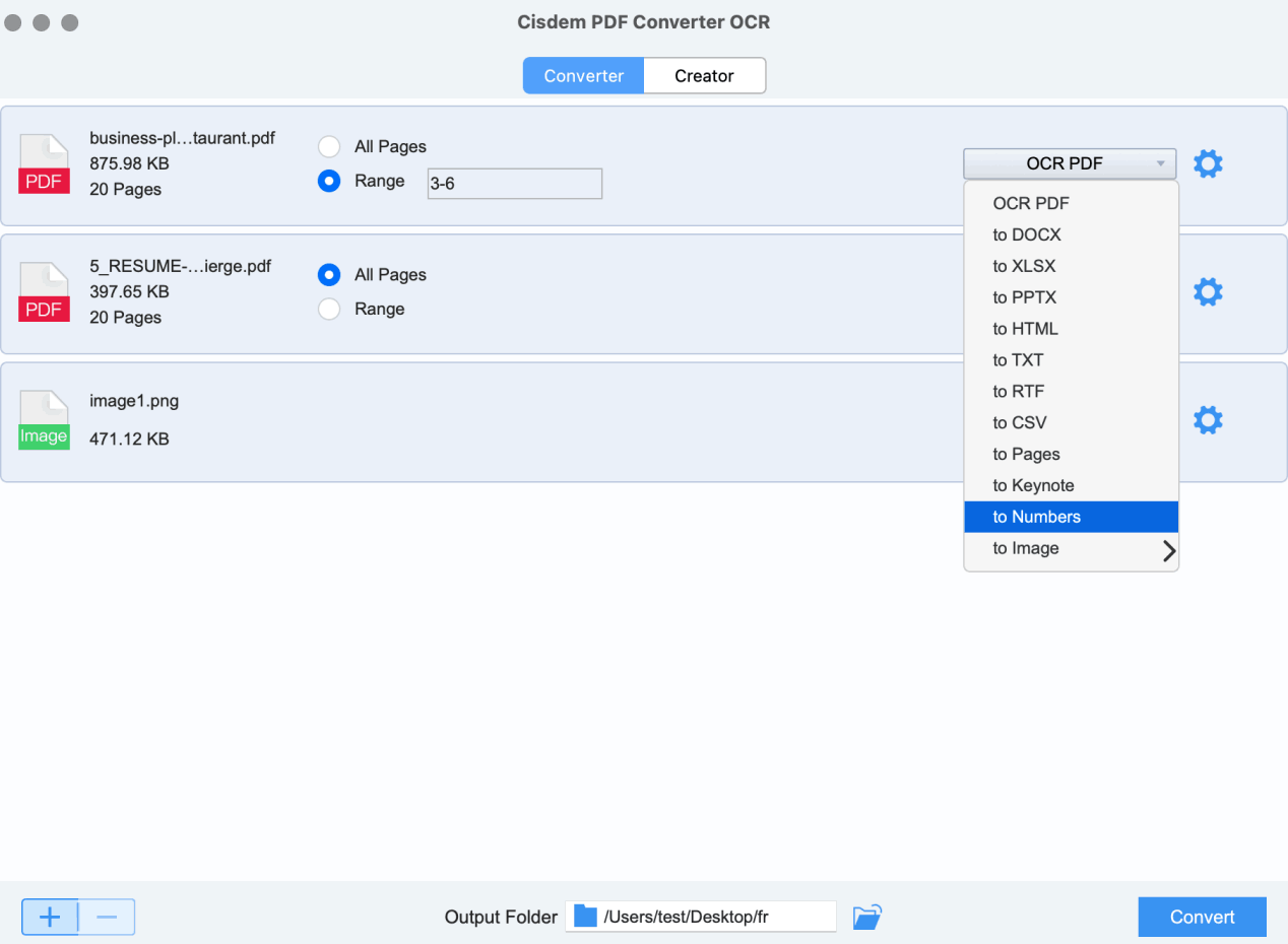 pdf en numbers mac cisdem1