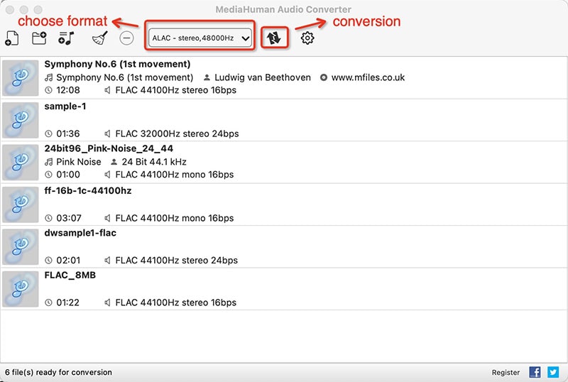 mediahuman flac to alac convert