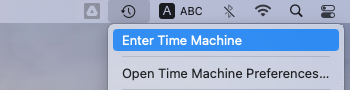 recover recording time machine 01