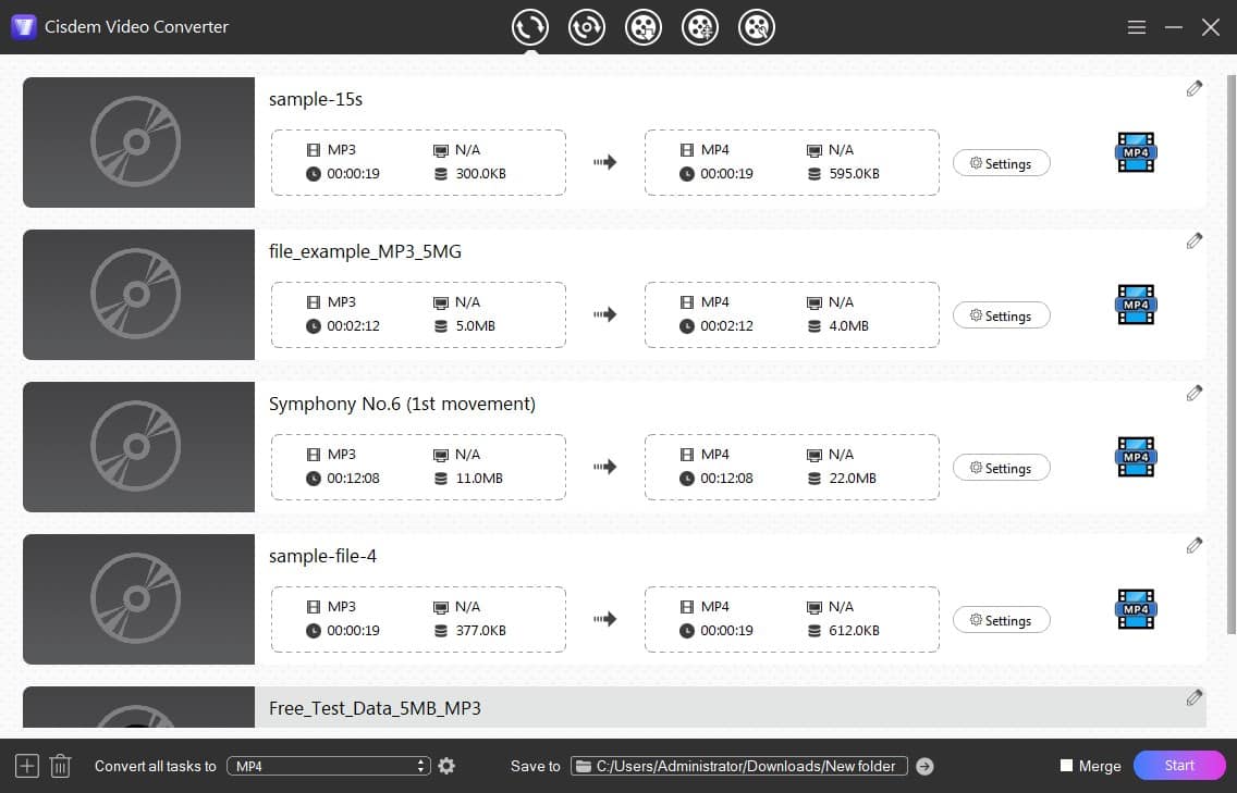 add mp3 to cisdem