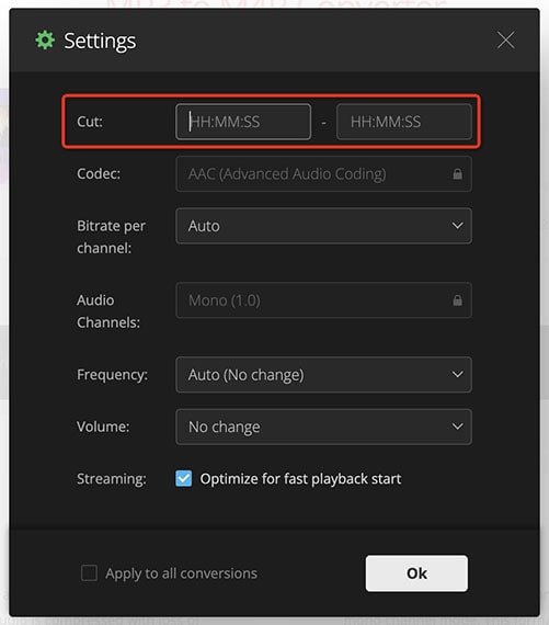 trim audio