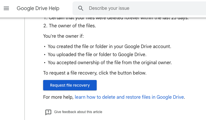 google support 02