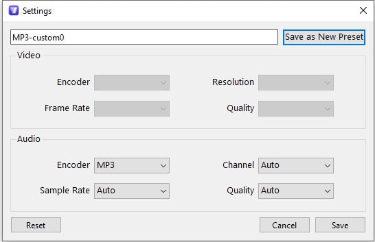 make an advanced setting cisdem