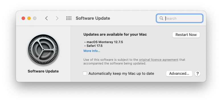 software update
