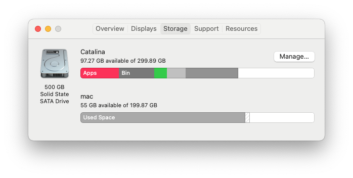 mac storage