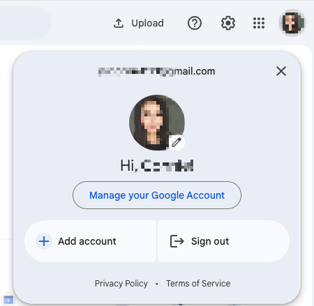check account