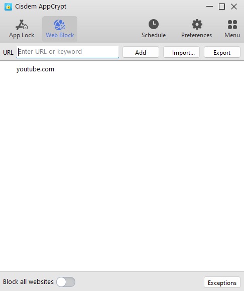 add a website