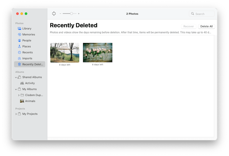 recently deleted photos 01
