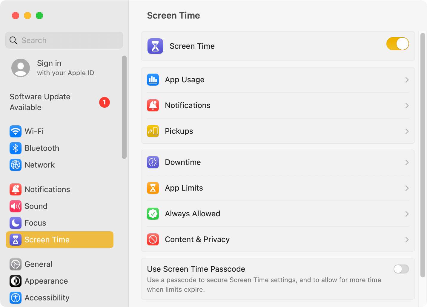 Screen Time