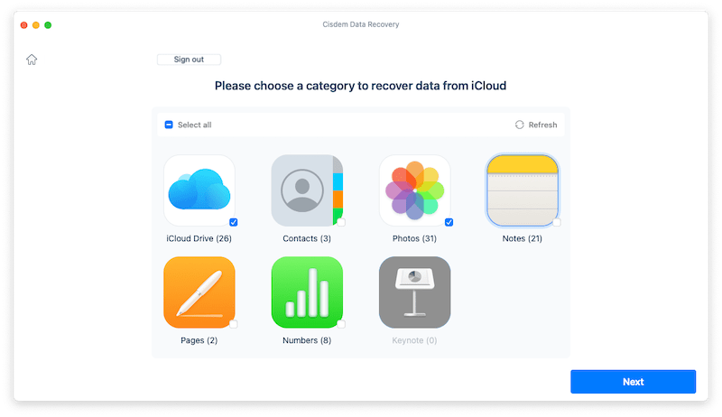 recover icloud photo cisdem 03