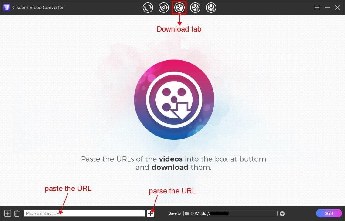 go to download interface