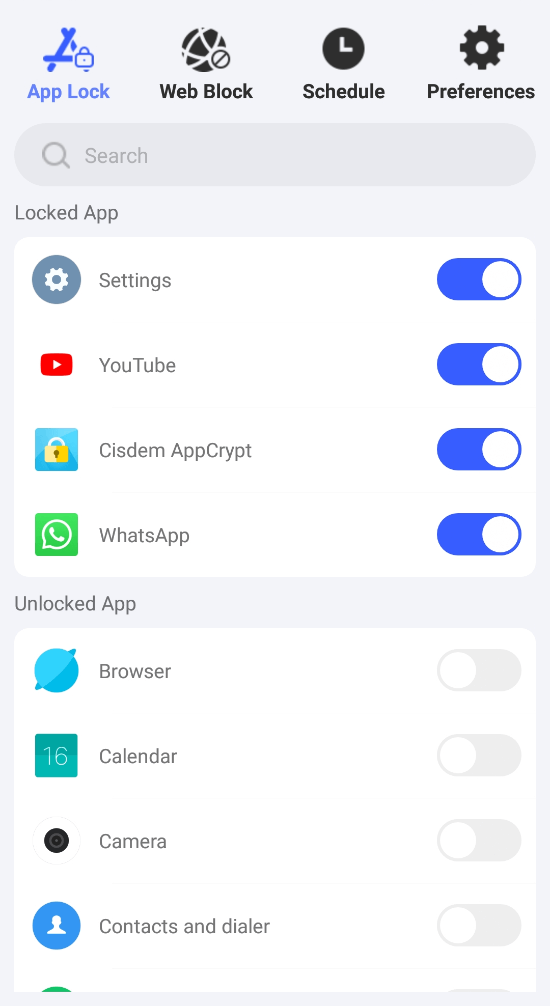 AppCrypt on Android