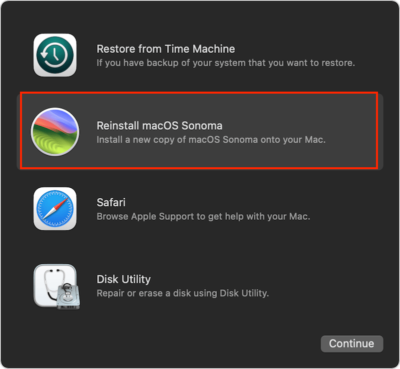 reinstall to fix