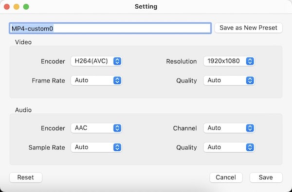 adjust settings