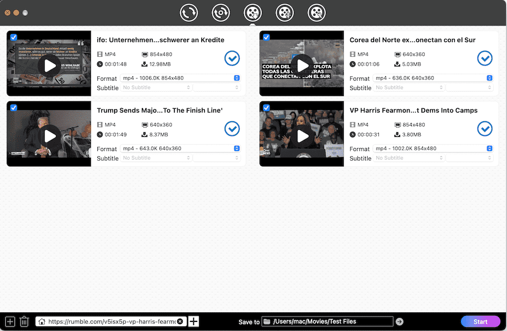 batch download Rumble videos with cisdem