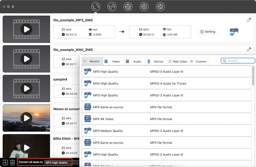Convert mp3 in second sale