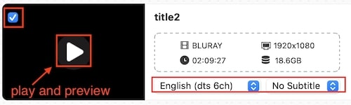 title info