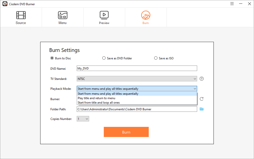 burn a dvd with the best dvd burning software on windows