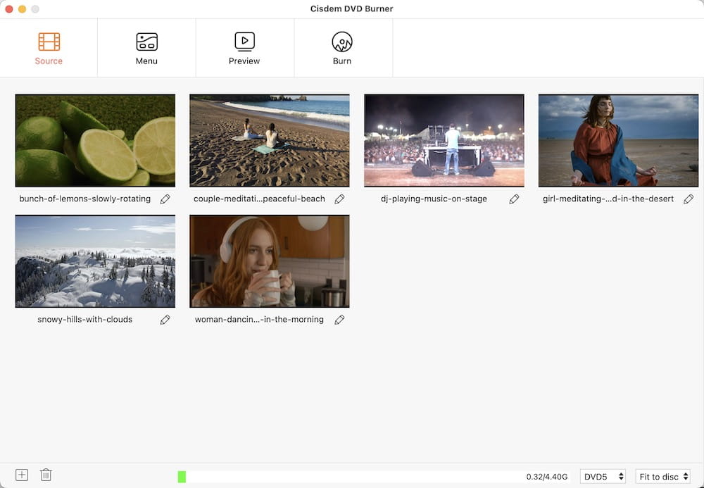 load videos