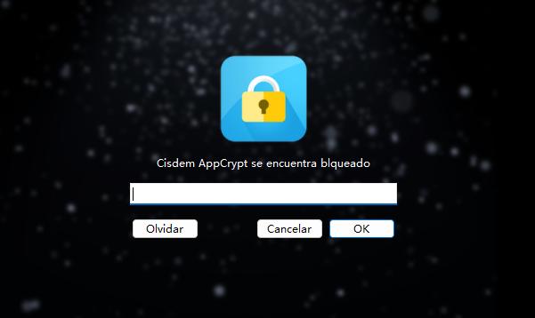 Un diálogo que solicita contraseña