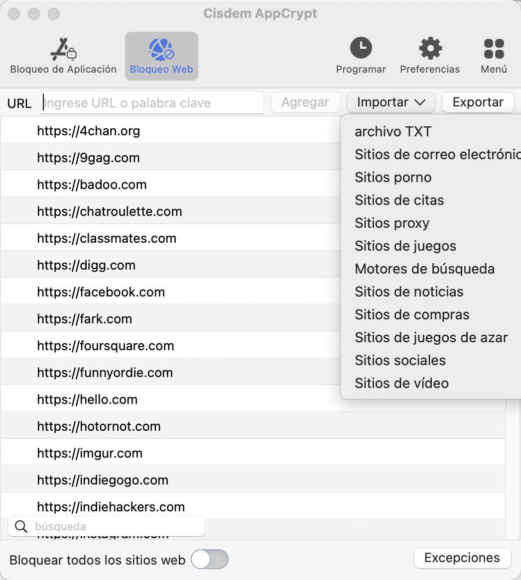 Agregar roblox.com a la lista de bloqueo
