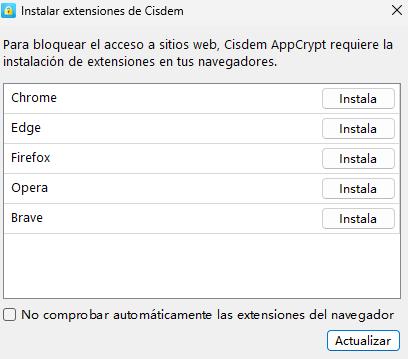 Haga clic en Instalar junto a Opera