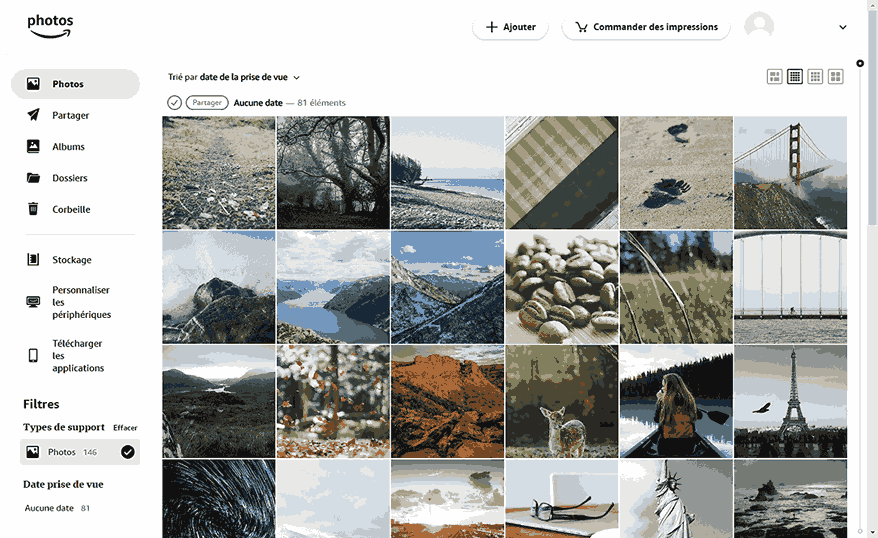 photos en double dans Amazon Photos