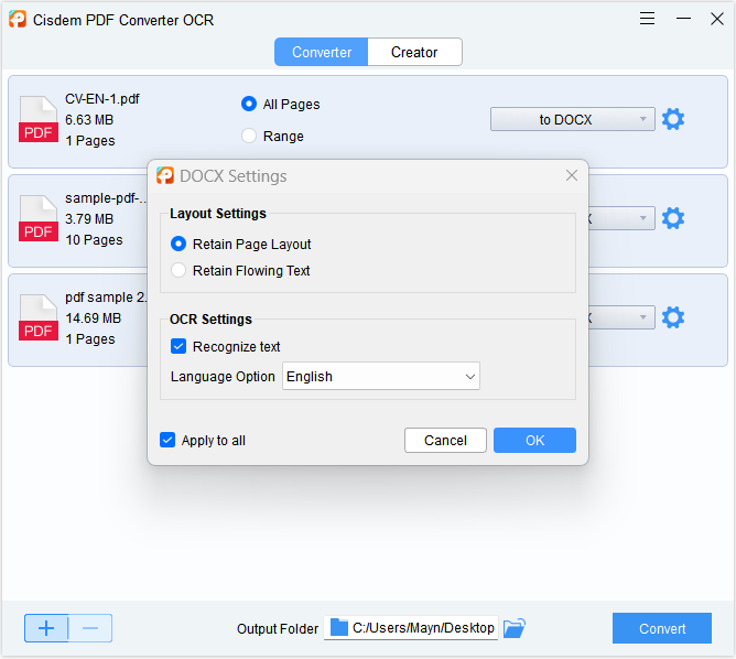 how to insert pdf into word without changing format cisdem02