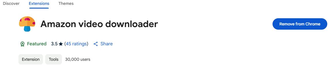 Amazon product video downloader for Chrome