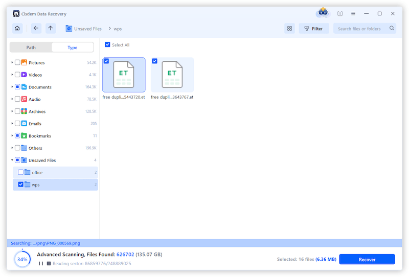 wps file recovery cisdem 02