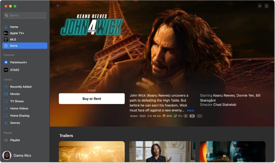 download movies in apple tv app on mac