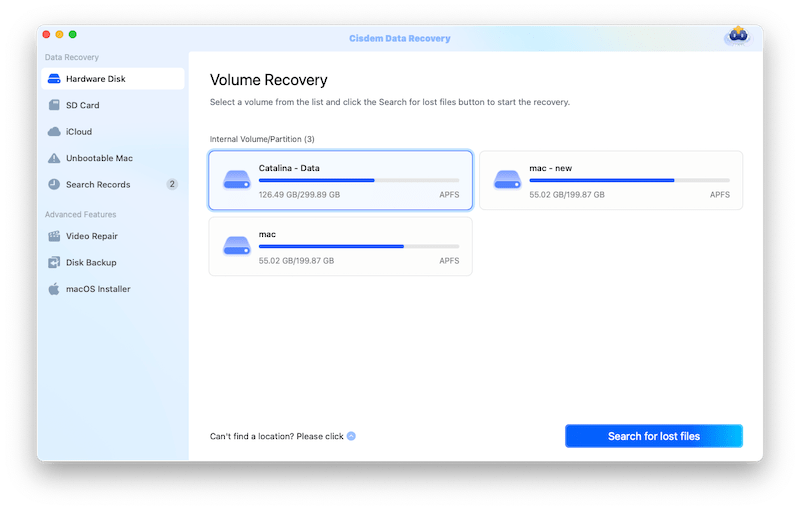 restore downloads folder cisdem 01