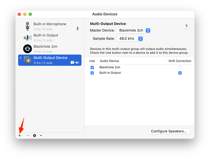 setup recorder