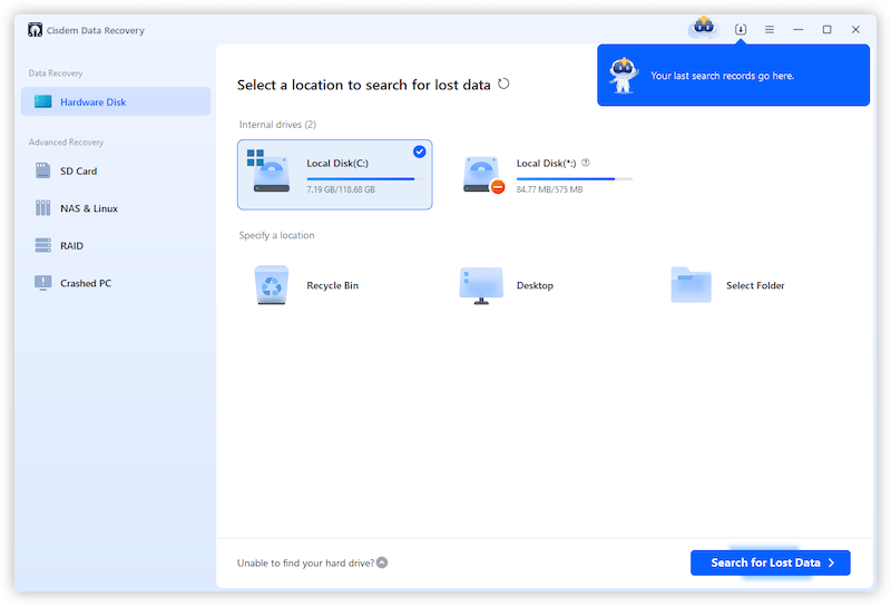 recover snap memories with cisdem 01