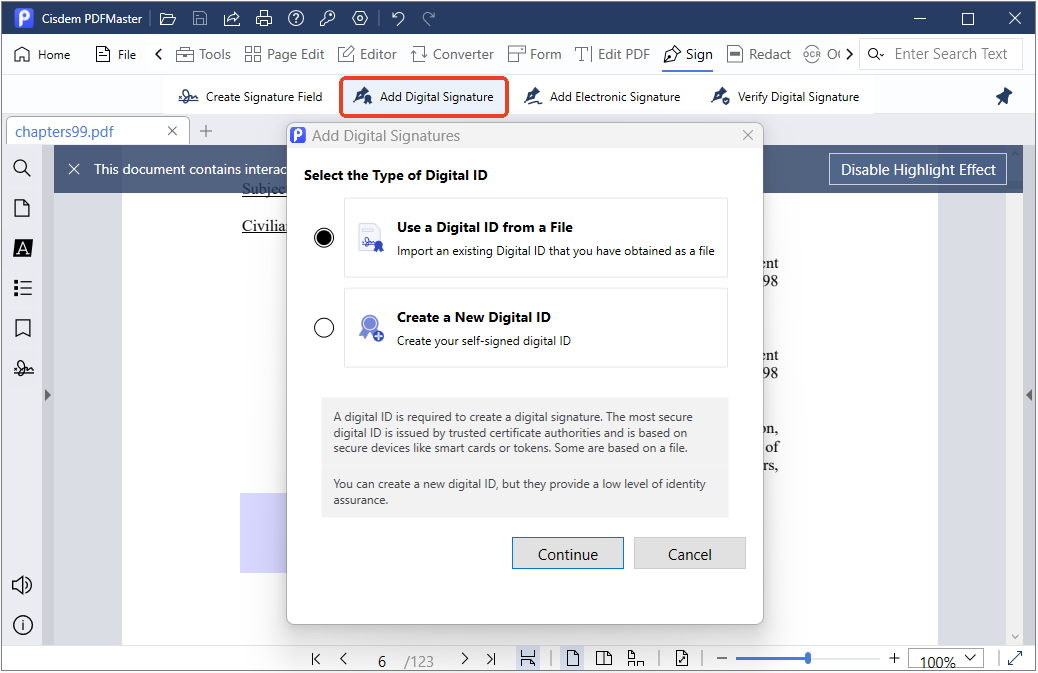 how to sign pdf with cac card cisdem03