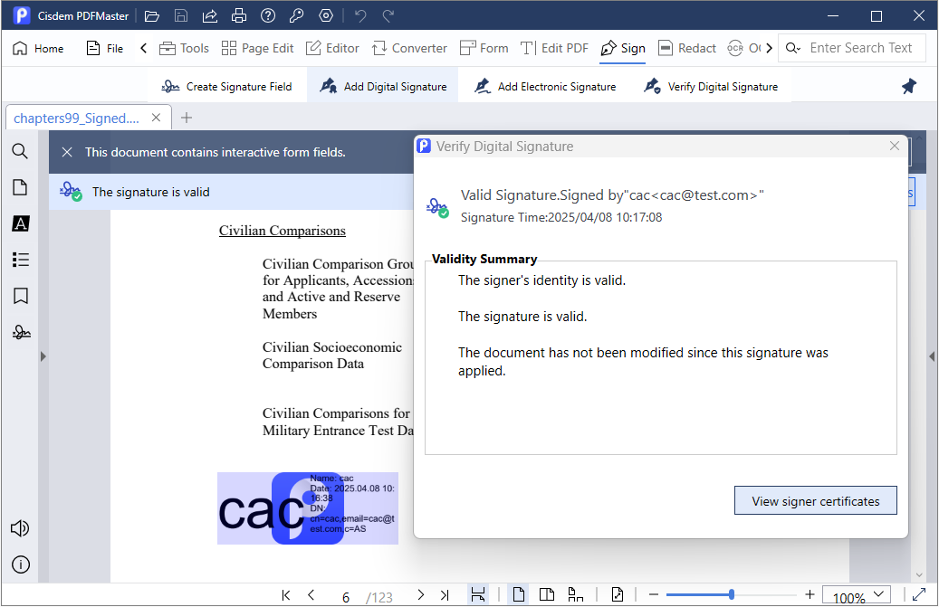 how to sign pdf with cac card cisdem04